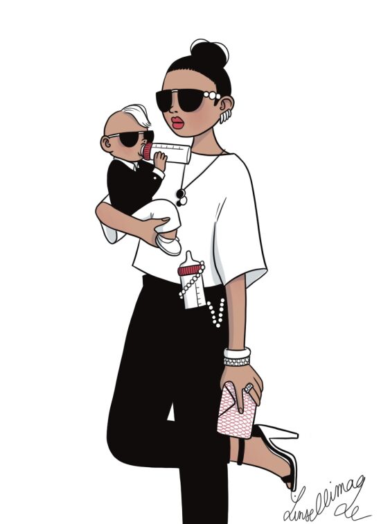 Maman biberon chic